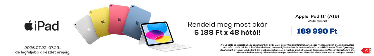 Rendeld meg most Apple iPad