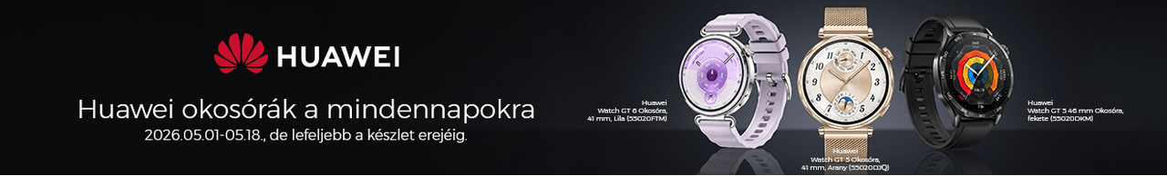 Huawei okosórák a mindennapokra.