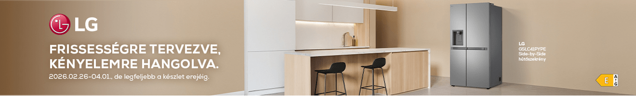 Frissességre tervezve, kényelemre hangolva.