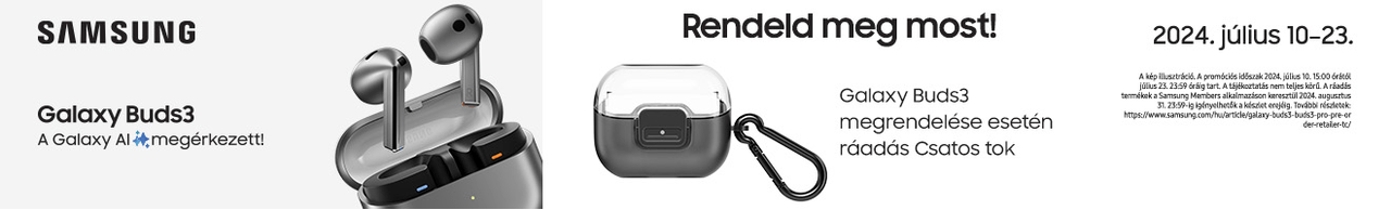 Samsung Buds3 preorder ajánlat