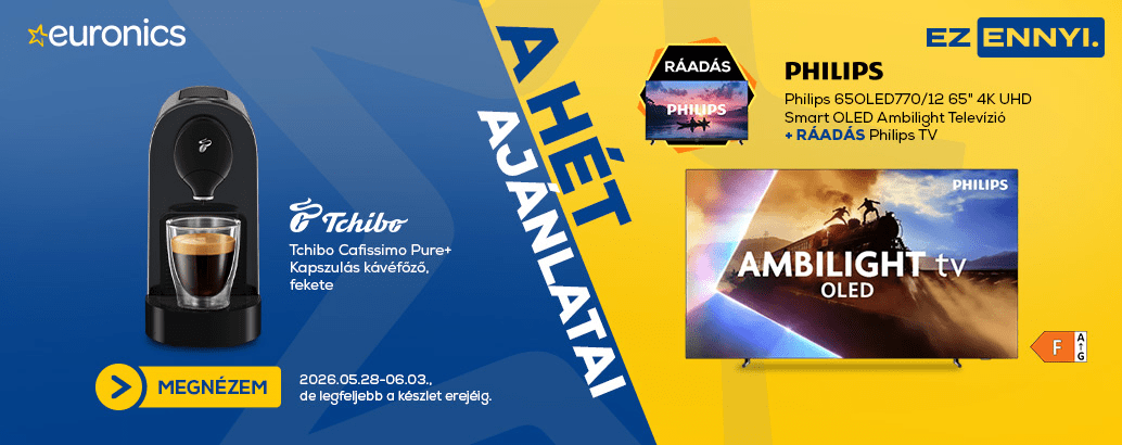 Hét ajánlatai az Euronicsnál! Ez ennyi.