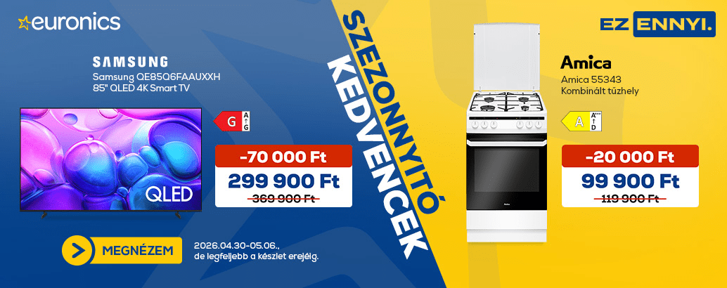Szezonnyitó kedvencek az Euronics-nél. Ez ennyi!