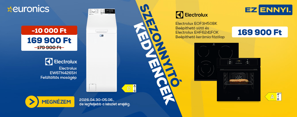 Szezonnyitó kedvencek az Euronics-nél. Ez ennyi!