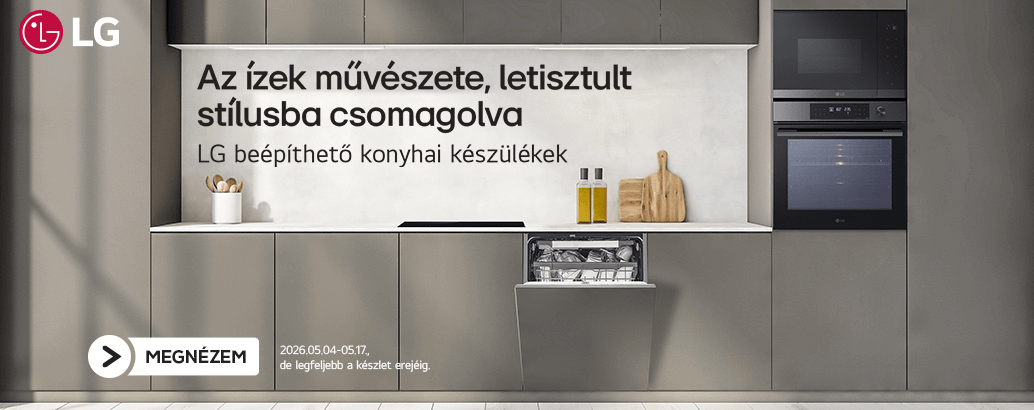 LG beépíthető konyhai termékek