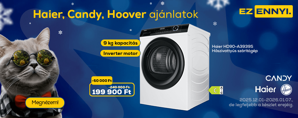 Haier, Candy, Hoover ajánlatok