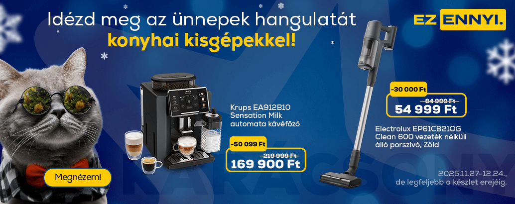 Idézd meg az ünnepek hangulatát konyhai kisgépekkel!