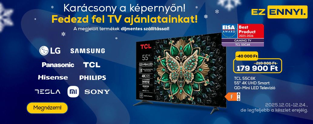 Karácsony a képernyőn - fedezd fel TV ajánlatainkat!