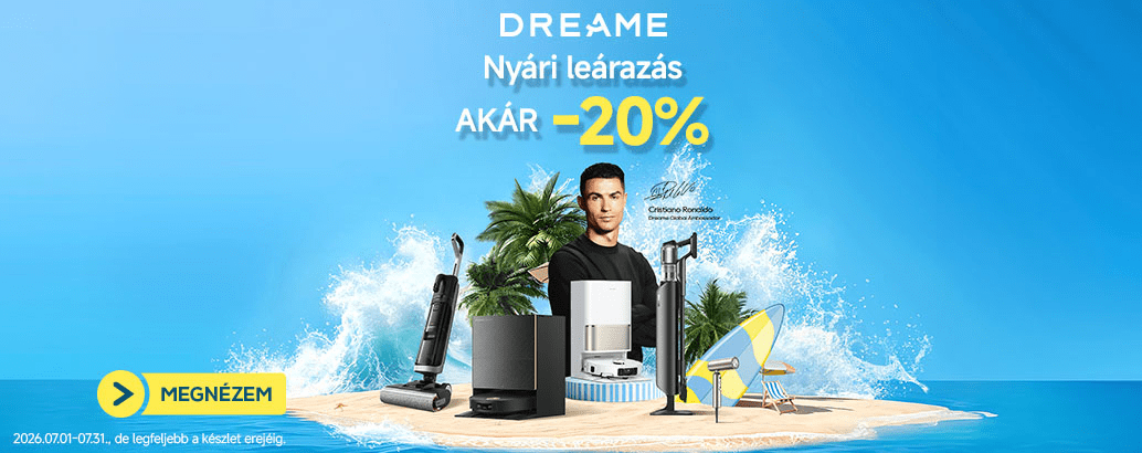 Dreame nyári leárazás akár -20%