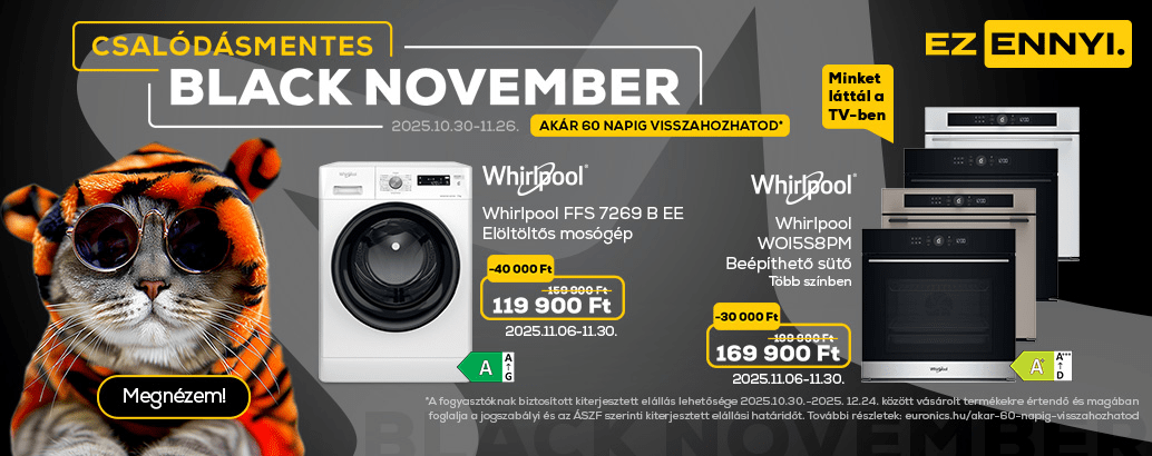 Black november az Euronics-nál!