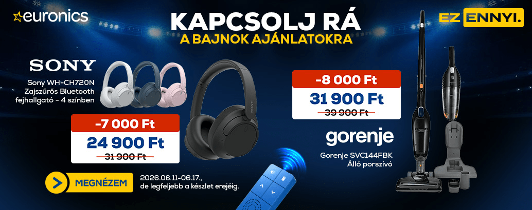 Kapcsolj rá a bajnok ajánlatokra! Ez ennyi.