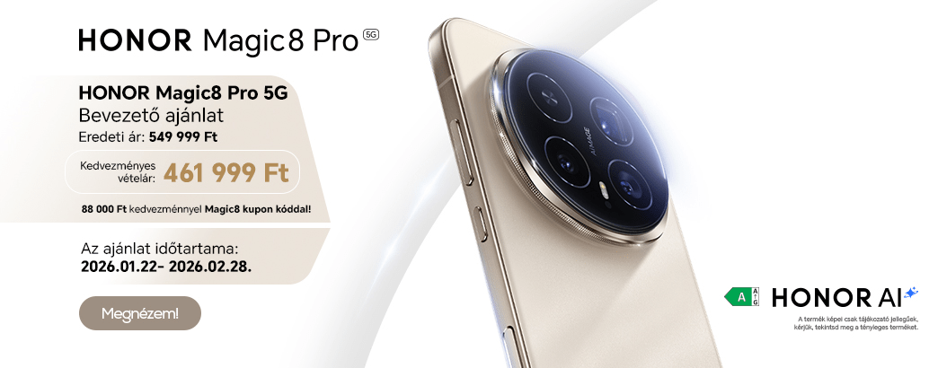 Megérkezett a HONOR Magic8 Pro