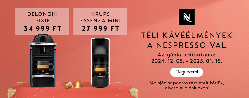 Téli kávéélmények a Nespresso-val!