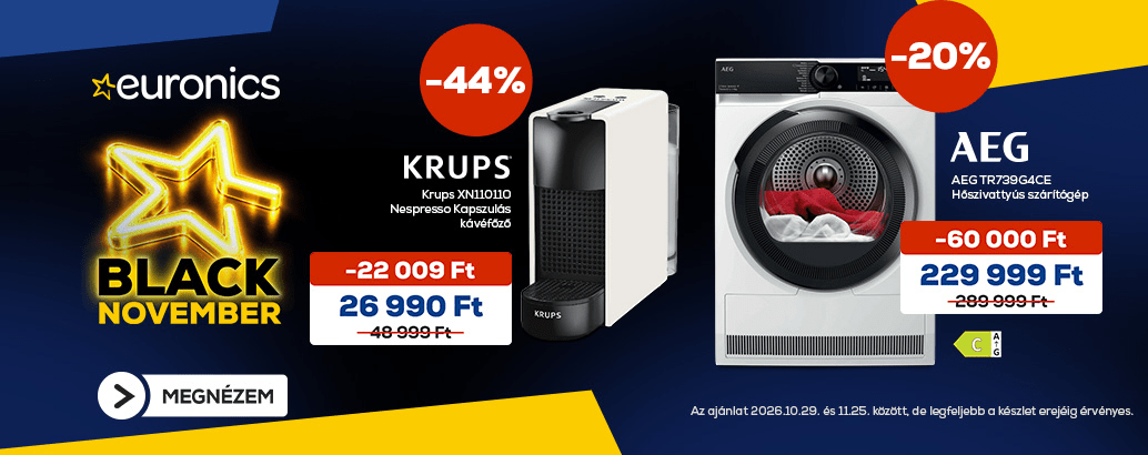 Black november az Euronics-nál!