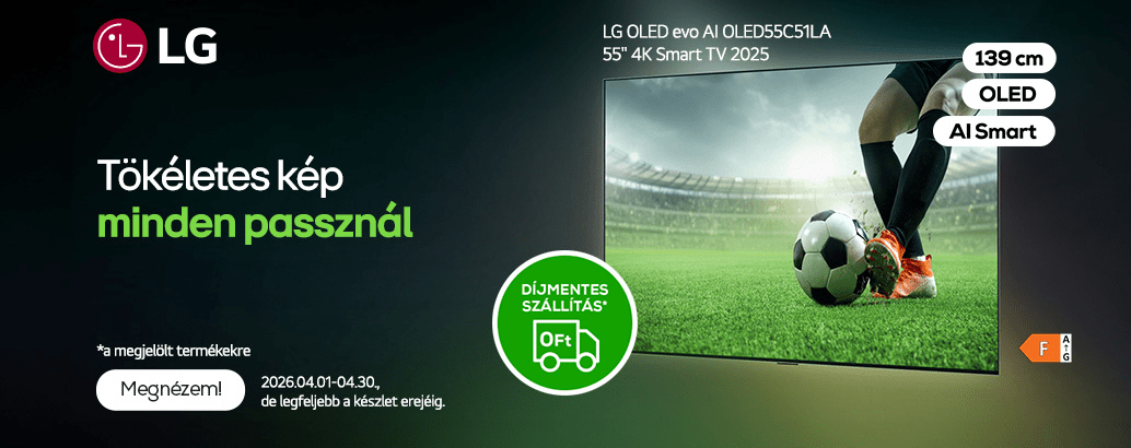 Tökéletes kép minden passznál – LG televíziók