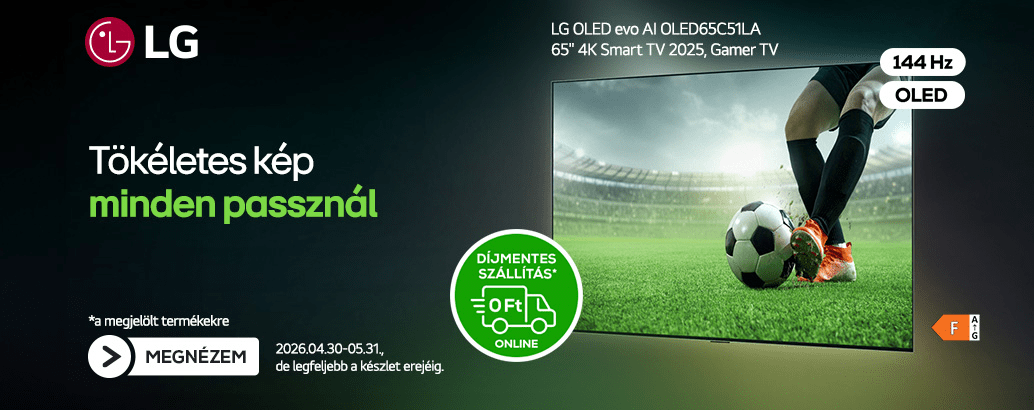 Tökéletes kép minden passznál – LG televíziók