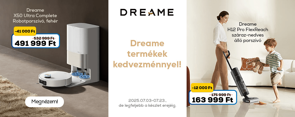 Dreame termékek kedvezménnyel