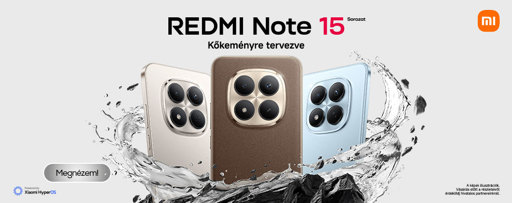 Redmin Note 15 Kőkeményre tervezve. Ez ennyi!