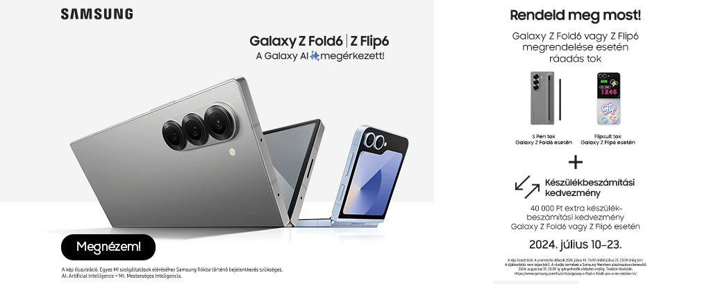 Samsung Galaxy Foldable preorder ajánlat