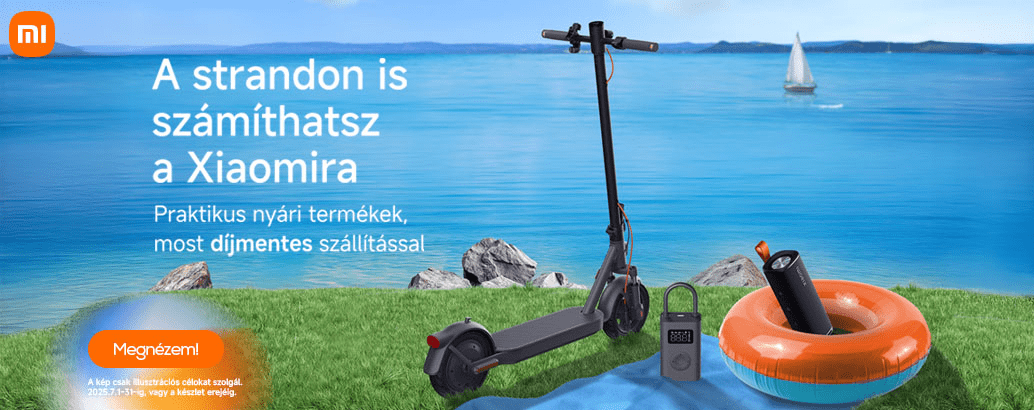 A strandon is számíthatsz a Xiaomira