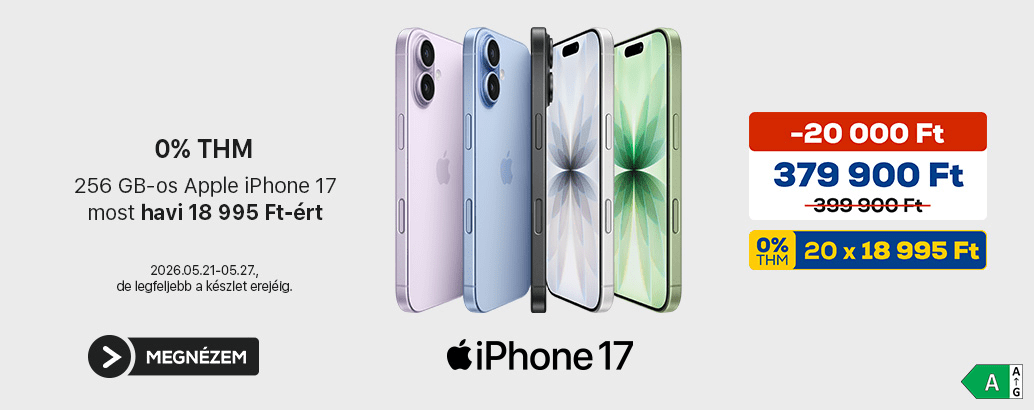 iPhone 17 0 % THM ajánlattal