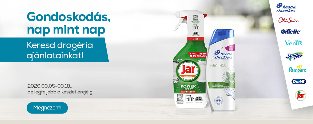 Keresd drogéria ajánlatainkat