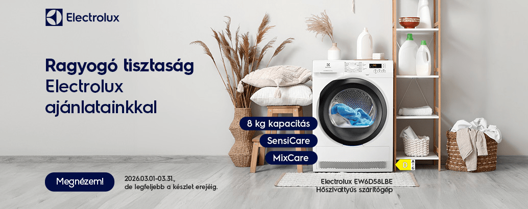 Ragyogó tisztaság Electrolux ajánlatainkkal. Ez ennyi!