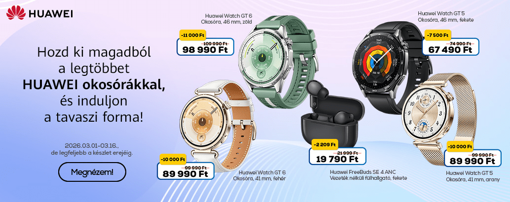 Hozd ki magadból a legtöbbet Huawei okosórákkal, és induljon a tavaszi forma!