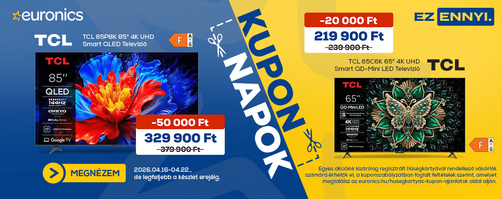 Kupon napok TCL termékek