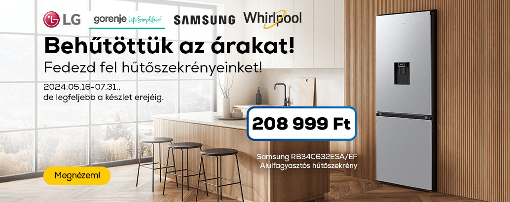 Hűtőgép ajánlatok