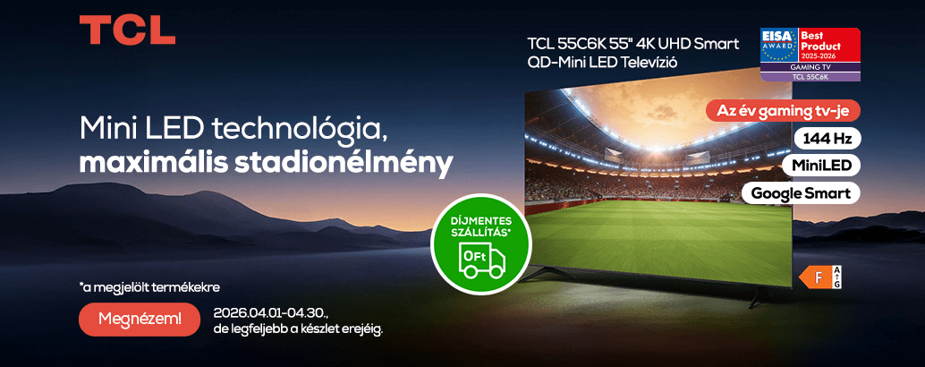 Mini LED technológia, maximális stadionélmény. Ez ennyi!