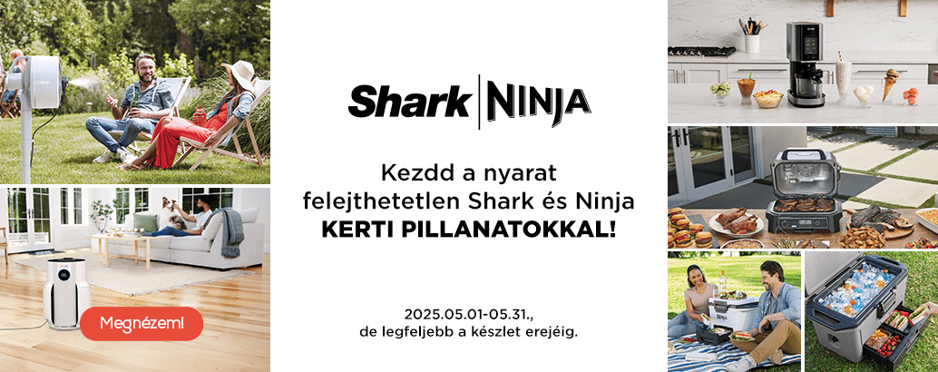 Kezdd a nyarat felejthetetlen Shark és Ninja KERTI PILLANATOKKAL