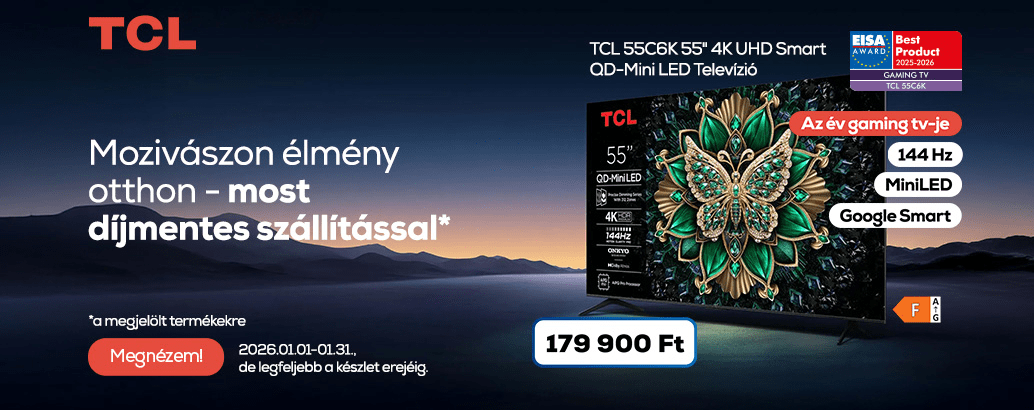 Mozivászon élmény otthon - most díjmentes szállítással*