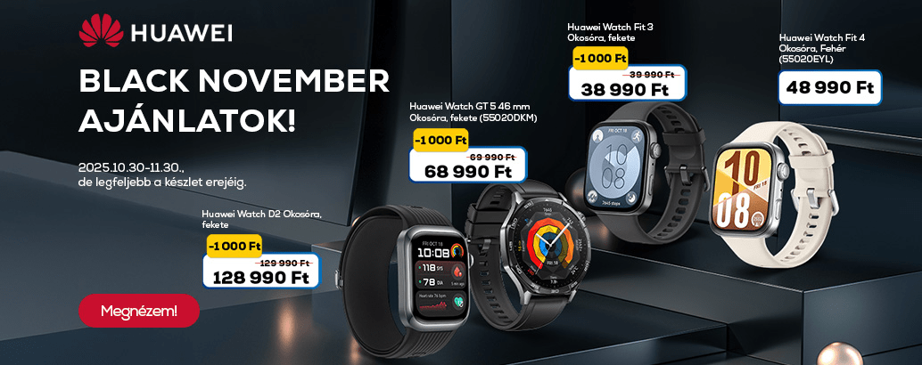 Huawei Black November ajánlatok