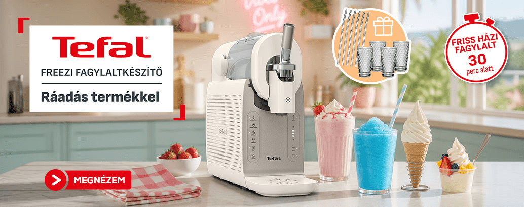 Tefal Freezi fagylaltkészítő ráadás termékkel