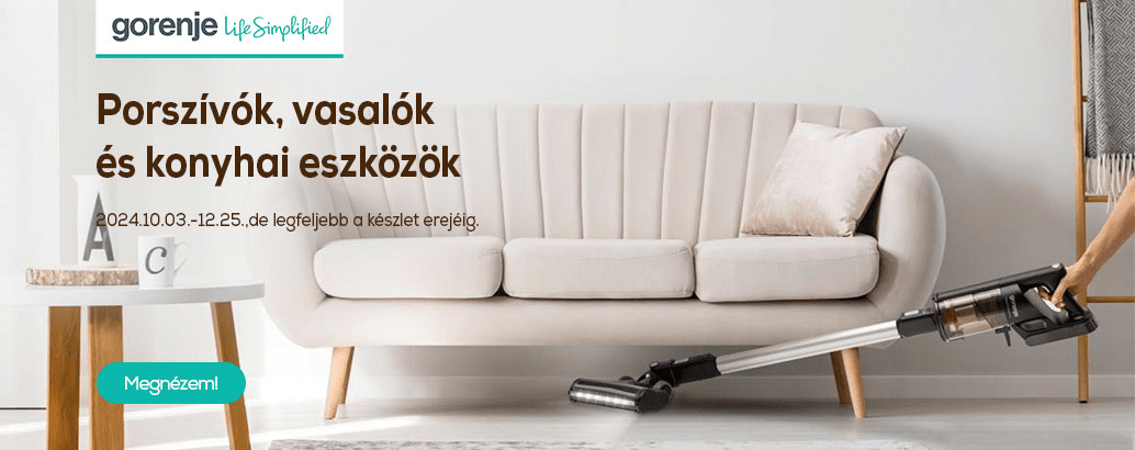 Gorenje és Hisense kisgépek