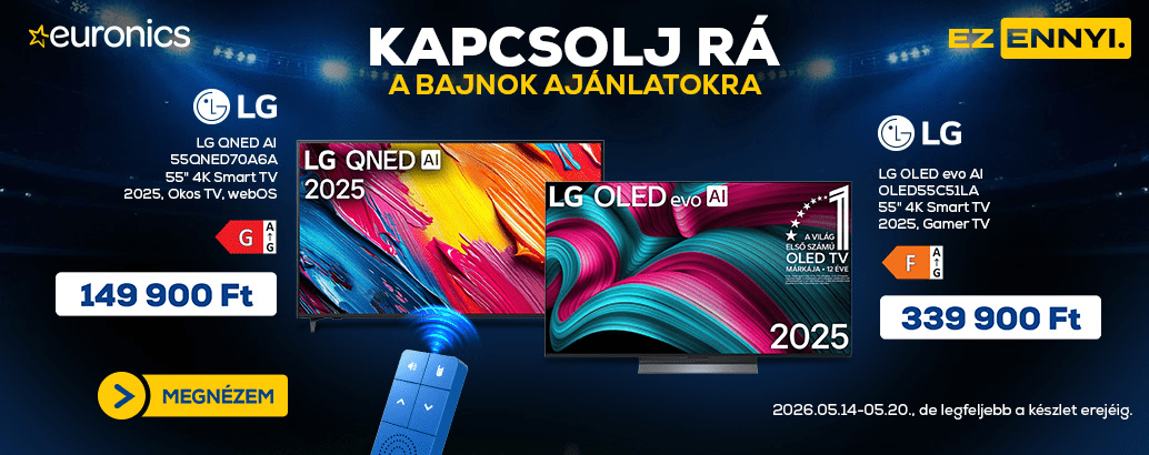 Kapcsolj rá a bajnok ajánlatokra! Ez ennyi.