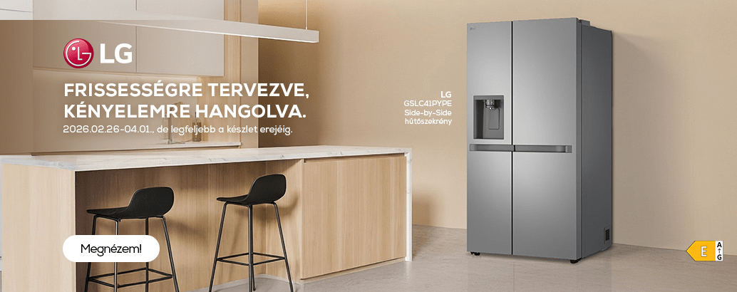 Frissességre tervezve, kényelemre hangolva.