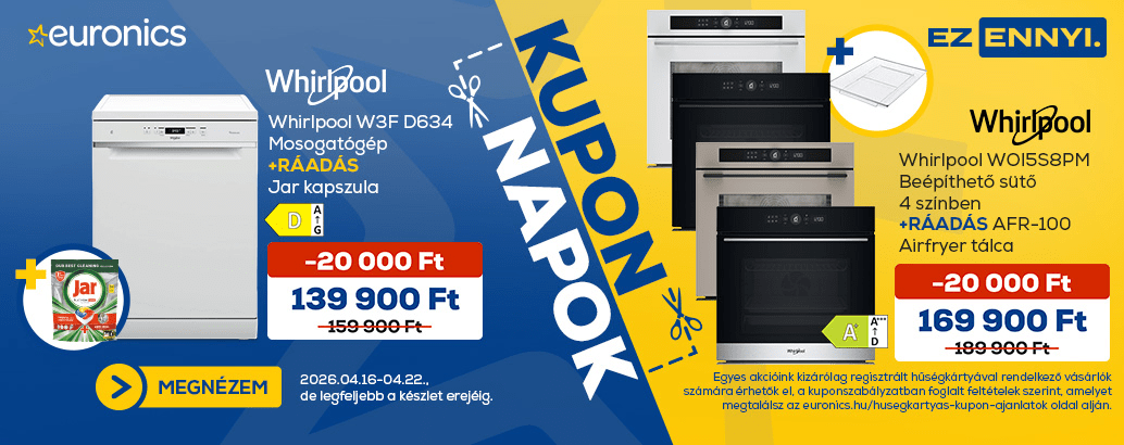 Kupon napok Whirlpool