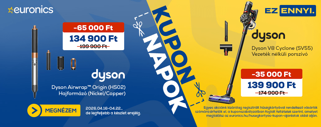 Kupon napok Dyson termékek