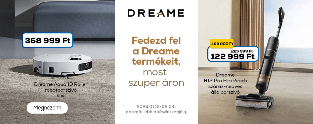 Fedezd fel a Dreame termékeit szuper áron