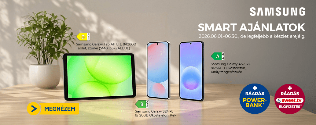 Samsung Smart ajánlatok, akár most ráadással!