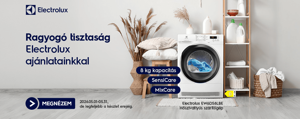 Ragyogó tisztaság Electrolux ajánlatainkkal