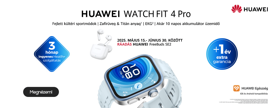 Huawei Fit 4 Pro ráadással