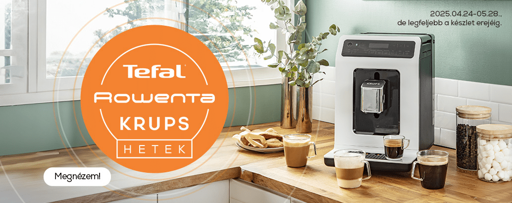 Tefal, Krups és Rowenta hetek az Euronics-nál!