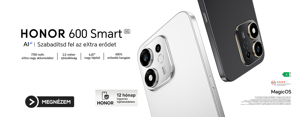 HONOR 600 Smart 5G bevezetés
