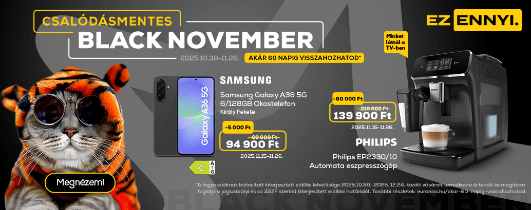 Black November az Euronics-nál!