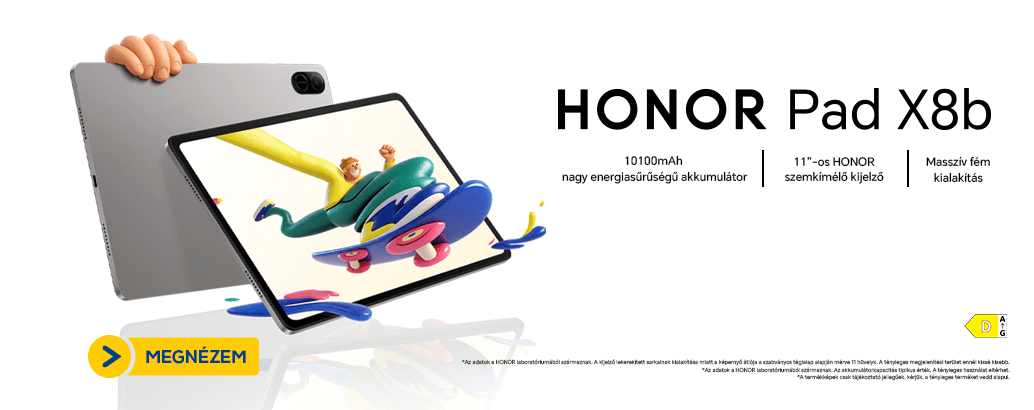 HONOR Pad X8b LTE & Wifi bevezetés