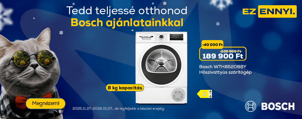 Tedd teljessé otthonod Bosch ajánlatainkkal