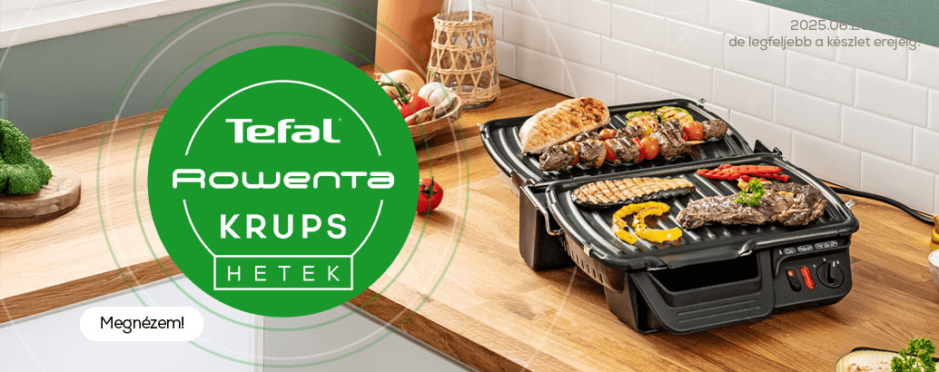 Tefal, Krups és Rowenta hetek az Euronics-nál!