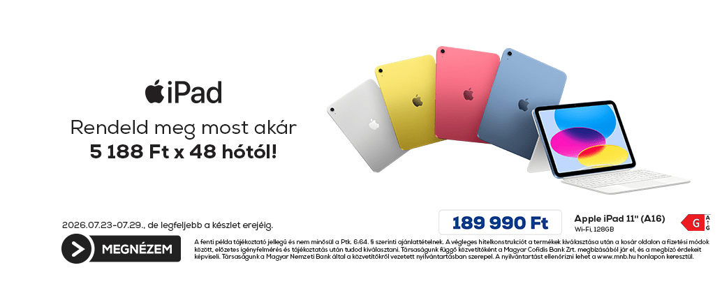 Rendeld meg most Apple iPad